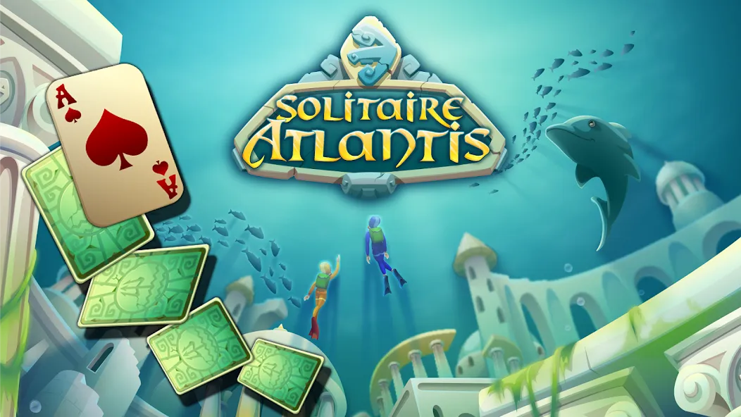 Скачать Solitaire Atlantis мод — Безлимитные монеты и все уровни — скриншот 1 Скачать Solitaire Atlantis мод — Безлимитные монеты и все уровни — скриншот 1