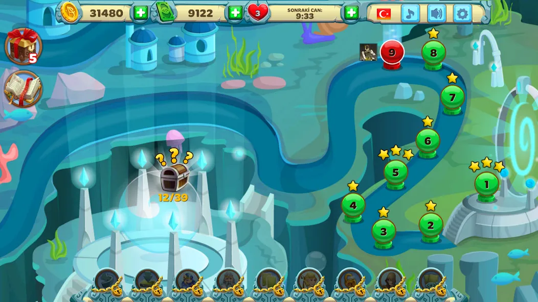 Скачать Solitaire Atlantis мод — Безлимитные монеты и все уровни — скриншот 4 Скачать Solitaire Atlantis мод — Безлимитные монеты и все уровни — скриншот 4