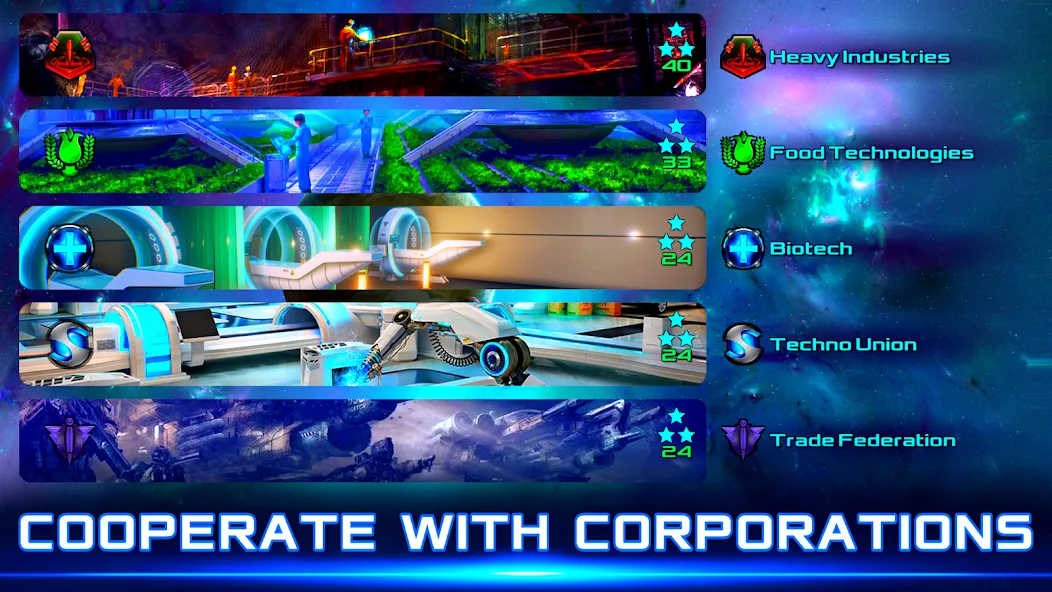 Мод Idle Space Business Tycoon — Безлимитные деньги и космические ресурсы, скачать APK — скриншот 3