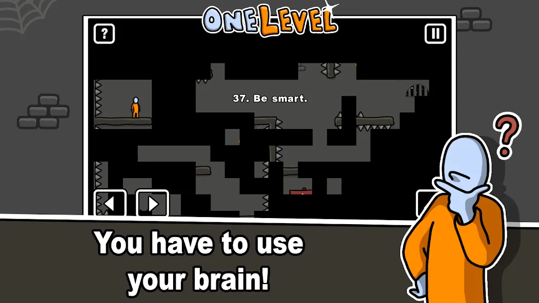 One Level: Stickman Jailbreak (Мод: Открыты все уровни и подсказки) — скачать на Андроид — скриншот 4