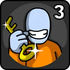 One Level 3 Stickman Jailbreak MOD APK скачать на Андроид — Безлимитные подсказки и открыты все уровни