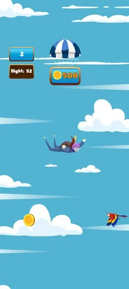 Скачать взлом The Parachute — Безлимитные прыжки и открыты все уровни — скриншот 2 Скачать взлом The Parachute — Безлимитные прыжки и открыты все уровни — скриншот 2