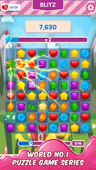 Мод Royal Match King — Безлимитные монеты и жизни, скачать APK — скриншот 3 Мод Royal Match King — Безлимитные монеты и жизни, скачать APK — скриншот 3