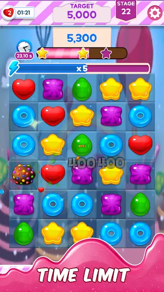 Мод Royal Match King — Безлимитные монеты и жизни, скачать APK — скриншот 5 Мод Royal Match King — Безлимитные монеты и жизни, скачать APK — скриншот 5