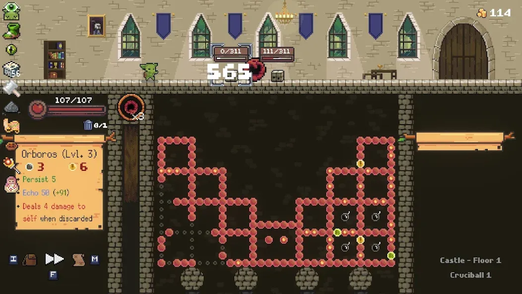 Скачать Peglin - A Pachinko Roguelike Mod APK — Безлимитные деньги и все улучшения — скриншот 5 Скачать Peglin - A Pachinko Roguelike Mod APK — Безлимитные деньги и все улучшения — скриншот 5