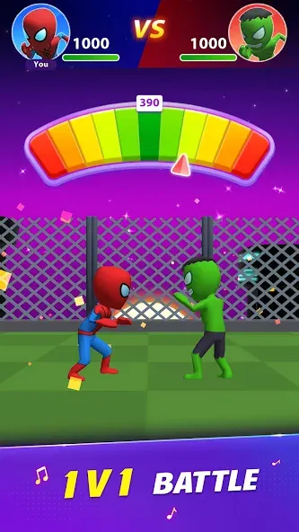 Universe Hero 3D - Music&Swing взломанный APK — Безлимитные монеты и все песни — скриншот 2