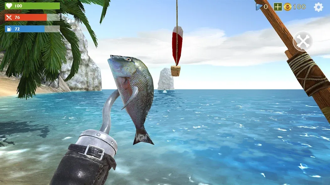 Скачать взлом Last Pirate: Survival Island — Безлимитные ресурсы и здоровье — скриншот 2