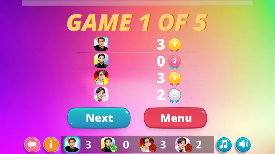 Мод Bangtan Memory — Безлимитные подсказки и жизни, скачать APK — скриншот 5