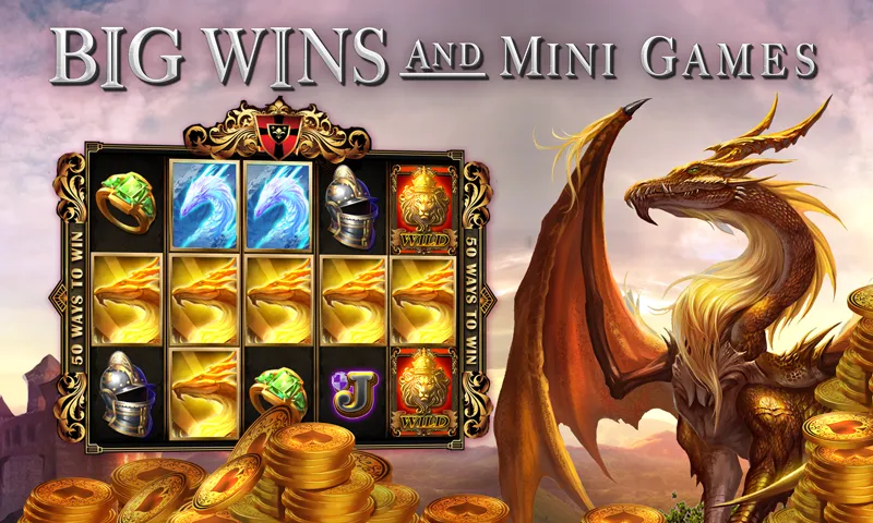 Мод Slots Dragon Machine — Безлимитные монеты и бесплатные вращения, скачать APK — скриншот 1 Мод Slots Dragon Machine — Безлимитные монеты и бесплатные вращения, скачать APK — скриншот 1