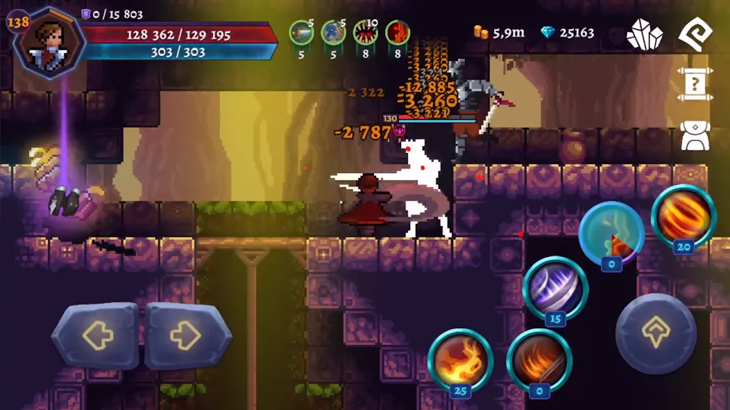 Darkrise - Pixel Action RPG — взломанная версия, Безлимитные ресурсы и усиленный герой — скриншот 4 Darkrise - Pixel Action RPG — взломанная версия, Безлимитные ресурсы и усиленный герой — скриншот 4