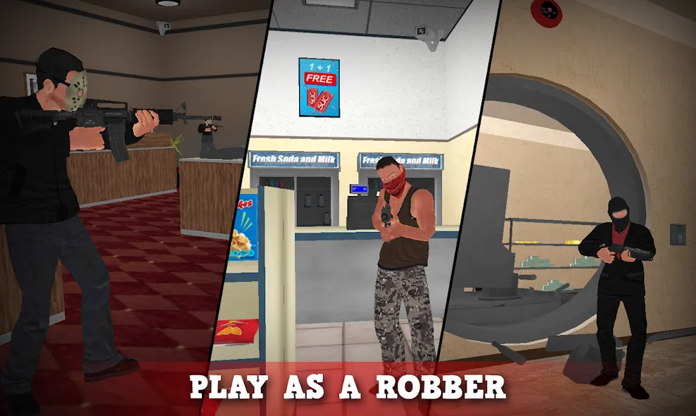 Justice Rivals 3 Cops&Robbers — Много денег и всё разблокировано, скачать мод APK — скриншот 2