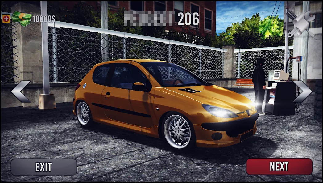 206 Drift Simulator — скачать мод: Безлимитные деньги и топовые машины — скриншот 1 206 Drift Simulator — скачать мод: Безлимитные деньги и топовые машины — скриншот 1