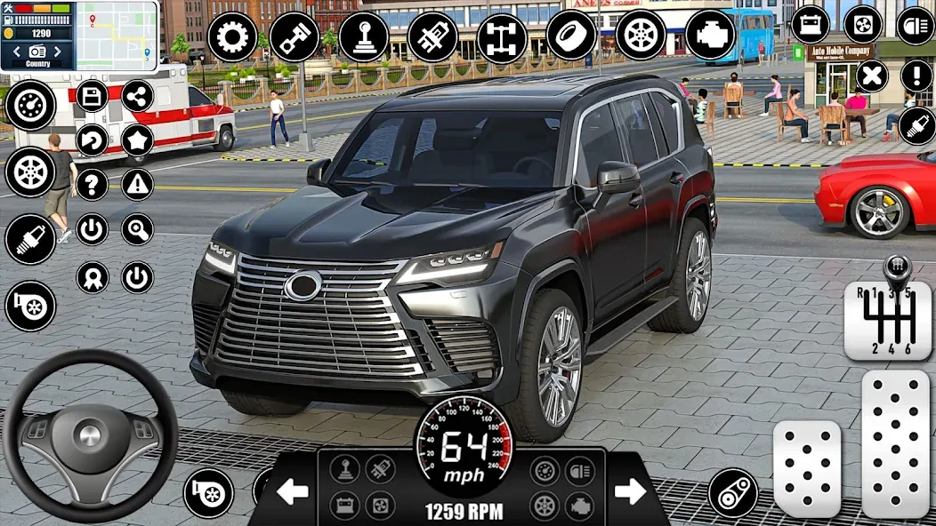 Мод Car Driving School : Car Games — Безлимитные деньги и все машины открыты, скачать APK — скриншот 2 Мод Car Driving School : Car Games — Безлимитные деньги и все машины открыты, скачать APK — скриншот 2