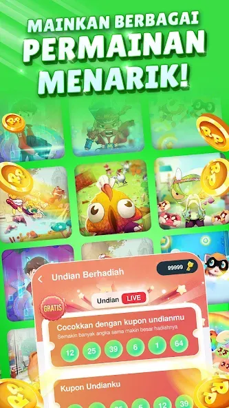 MAGER - Game Penghasil Uang взломанный APK — Безлимитные монеты и быстрый вывод — скриншот 4 MAGER - Game Penghasil Uang взломанный APK — Безлимитные монеты и быстрый вывод — скриншот 4