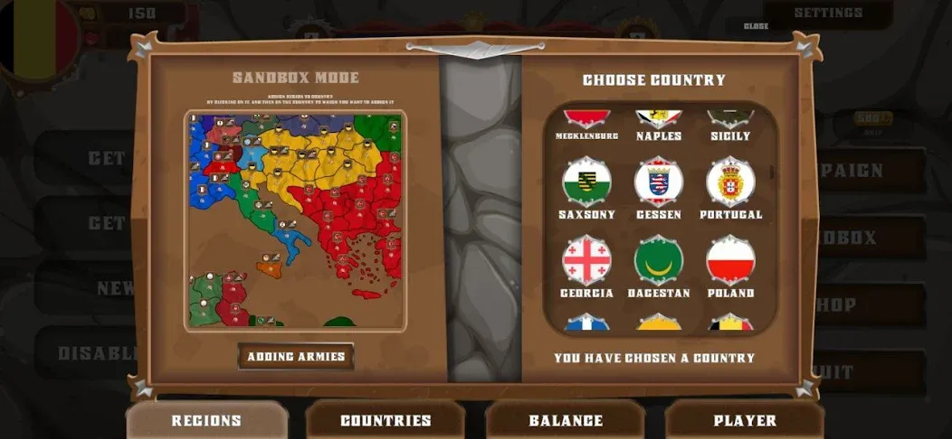 World conquest: Europe 1812 (Мод: Безлимитные деньги и войска) — скачать на Андроид — скриншот 2 World conquest: Europe 1812 (Мод: Безлимитные деньги и войска) — скачать на Андроид — скриншот 2