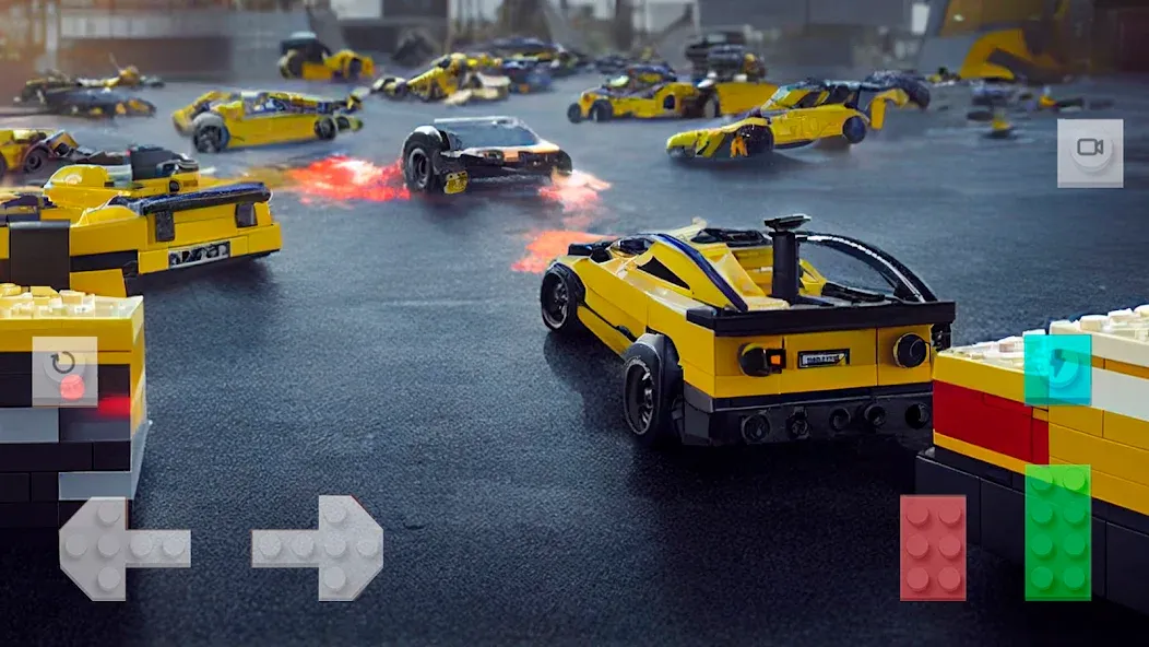 Block Car Wars Brick Car Crash взлом на Андроид — Безлимитные деньги и все машины открыты — скриншот 2 Block Car Wars Brick Car Crash взлом на Андроид — Безлимитные деньги и все машины открыты — скриншот 2