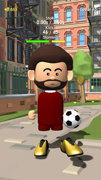Скачать The Real Juggle на Андроид с модом — Безлимитные деньги и все мячи открыты — скриншот 1