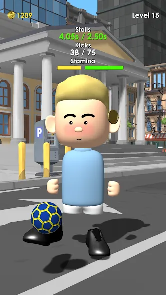 Скачать The Real Juggle на Андроид с модом — Безлимитные деньги и все мячи открыты — скриншот 2