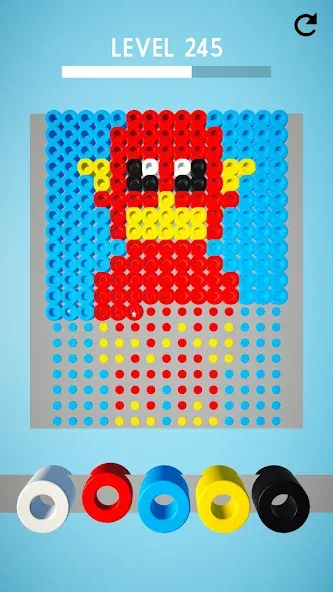 Скачать Hama Beads: Colorful Puzzles последней версии — Безлимитные подсказки и все пазлы открыты — скриншот 4 Скачать Hama Beads: Colorful Puzzles последней версии — Безлимитные подсказки и все пазлы открыты — скриншот 4