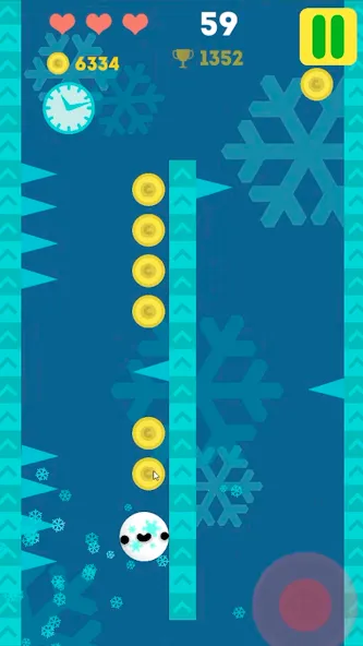 Smile & Spikes взломанный APK — Без рекламы и все уровни открыты — скриншот 2 Smile & Spikes взломанный APK — Без рекламы и все уровни открыты — скриншот 2