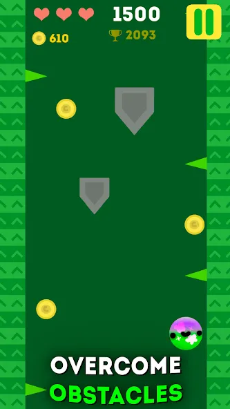 Smile & Spikes взломанный APK — Без рекламы и все уровни открыты — скриншот 5 Smile & Spikes взломанный APK — Без рекламы и все уровни открыты — скриншот 5