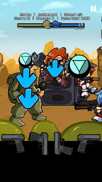 Beat VS PROJECT MSG Rebirth V1 бесплатно на Андроид — мод: Открыты все уровни и песни — скриншот 1