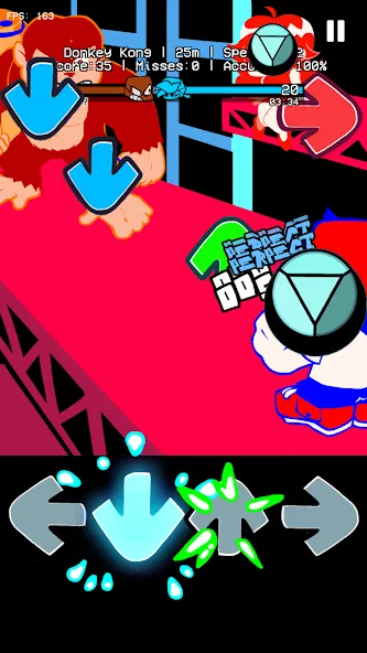 Beat VS PROJECT MSG Rebirth V1 бесплатно на Андроид — мод: Открыты все уровни и песни — скриншот 3