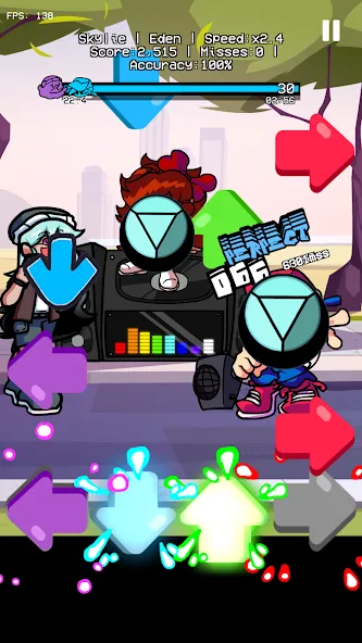 Beat VS PROJECT MSG Rebirth V1 бесплатно на Андроид — мод: Открыты все уровни и песни — скриншот 5