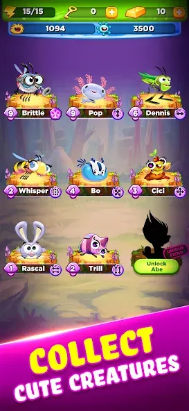 Best Fiends - Match 3 Puzzles мод на Андроид: Безлимитные ходы и подсказки — скриншот 5 Best Fiends - Match 3 Puzzles мод на Андроид: Безлимитные ходы и подсказки — скриншот 5