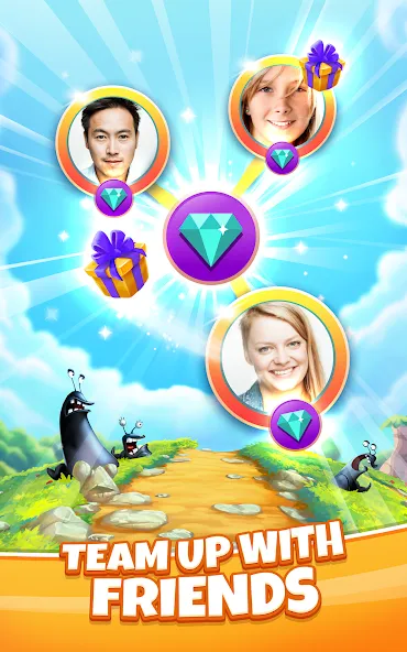 Match 3 Game - Fiends Stars — взломанная версия, Безлимитные жизни и усилители — скриншот 5 Match 3 Game - Fiends Stars — взломанная версия, Безлимитные жизни и усилители — скриншот 5