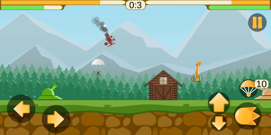 Hit The Plane - bluetooth game взлом APK — Много жизней и усиленный урон — скриншот 3
