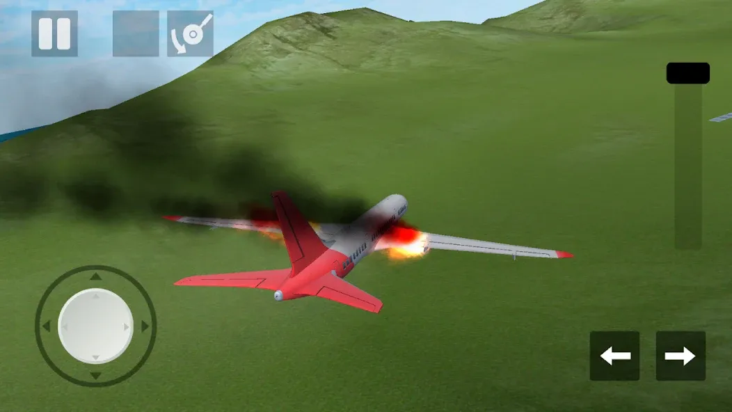Plane Crash: Flight Simulator — последняя версия с модом (Безлимитные деньги и все самолёты открыты) — скриншот 1