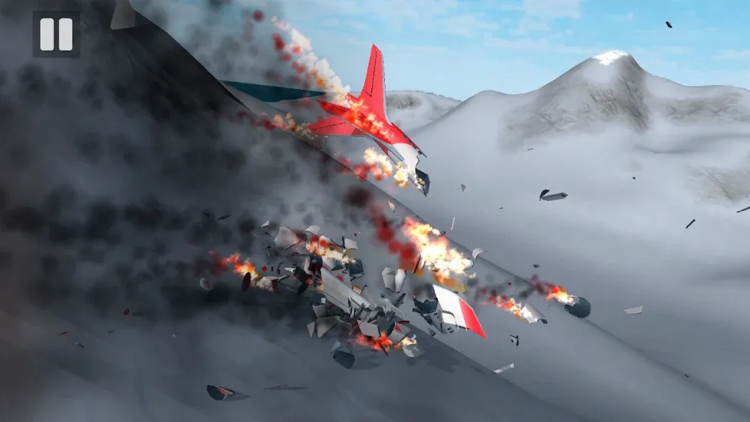 Plane Crash: Flight Simulator — последняя версия с модом (Безлимитные деньги и все самолёты открыты) — скриншот 3