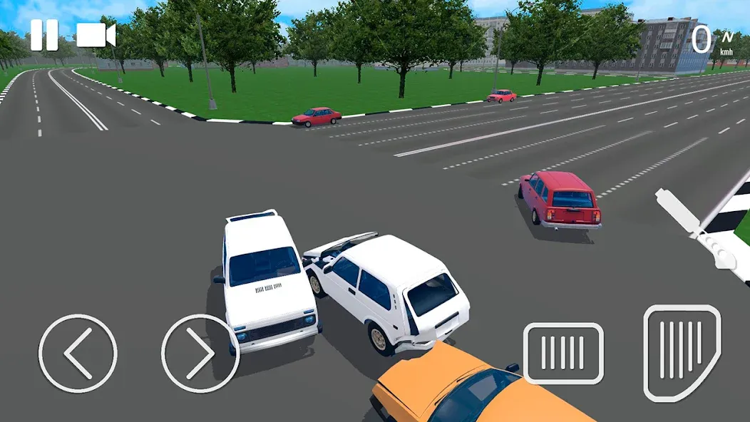 Скачать взлом Russian Car Crash Simulator — Безлимитные деньги и все машины — скриншот 5