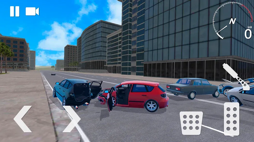 Скачать Traffic Crashes Car Crash — Безлимитные деньги и машины — скриншот 5 Скачать Traffic Crashes Car Crash — Безлимитные деньги и машины — скриншот 5