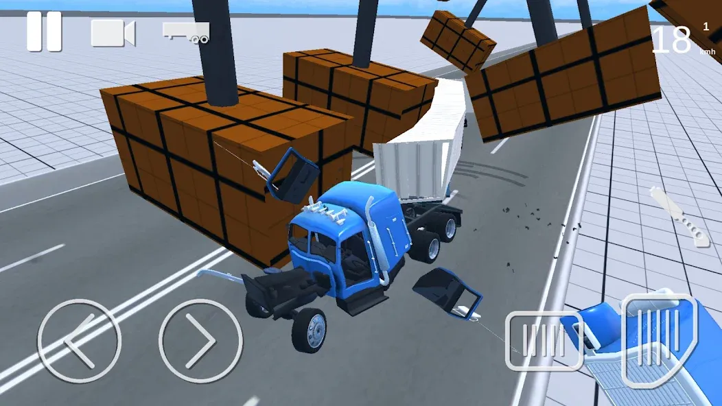 Скачать Truck Crash Simulator Accident последней версии — Безлимитные деньги и всё разблокировано — скриншот 3 Скачать Truck Crash Simulator Accident последней версии — Безлимитные деньги и всё разблокировано — скриншот 3