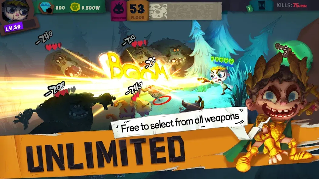 Solo Knight взлом APK — Много золота и алмазов — скриншот 2