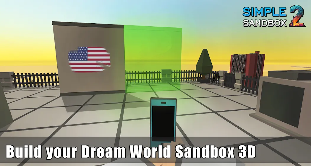 Скачать Simple Sandbox 2 Mod APK — Много оружия и неограниченные ресурсы — скриншот 1