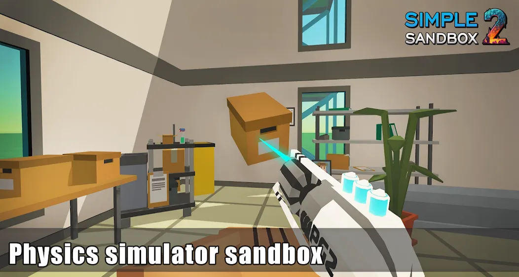 Скачать Simple Sandbox 2 Mod APK — Много оружия и неограниченные ресурсы — скриншот 2