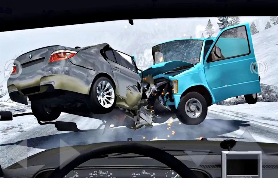 Car Crash Damage Engine Wreck взломанный APK — Реалистичные аварии и разрушения — скриншот 4 Car Crash Damage Engine Wreck взломанный APK — Реалистичные аварии и разрушения — скриншот 4