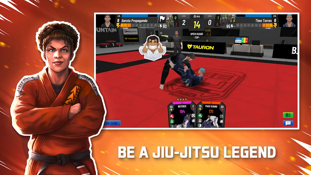Скачать BeJJ: Jiu-Jitsu Game Mod APK — Разблокированы все бойцы и режимы — скриншот 3 Скачать BeJJ: Jiu-Jitsu Game Mod APK — Разблокированы все бойцы и режимы — скриншот 3
