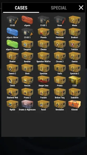 Case Simulator 2 — скачать мод: Безлимитные деньги и все кейсы открыты — скриншот 3 Case Simulator 2 — скачать мод: Безлимитные деньги и все кейсы открыты — скриншот 3