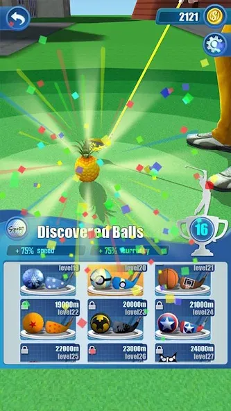 Golf Hit — Безлимитные деньги и точные удары, скачать мод APK — скриншот 4 Golf Hit — Безлимитные деньги и точные удары, скачать мод APK — скриншот 4