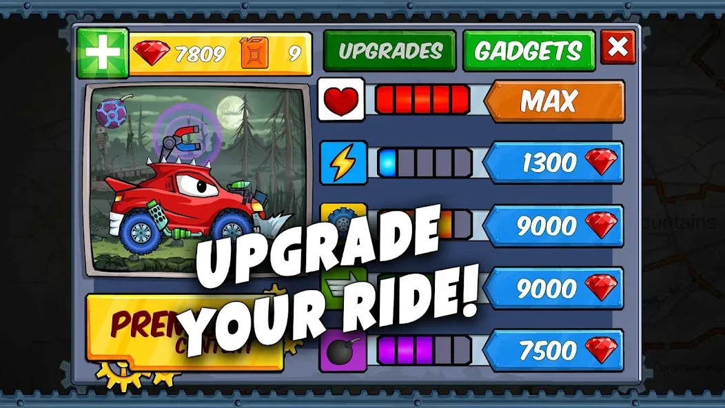 Скачать Car Eats Car - Apocalypse Race — Безлимитные деньги и топливо — скриншот 3