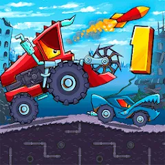 Скачать Car Eats Car - Apocalypse Race — Безлимитные деньги и топливо
