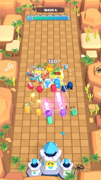 Мод Dice Roll Defense — Безлимитные деньги и бонусы, скачать APK — скриншот 3