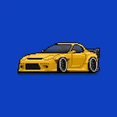 Скачать Pixel Car Racer мод — Безлимитные деньги и топливо