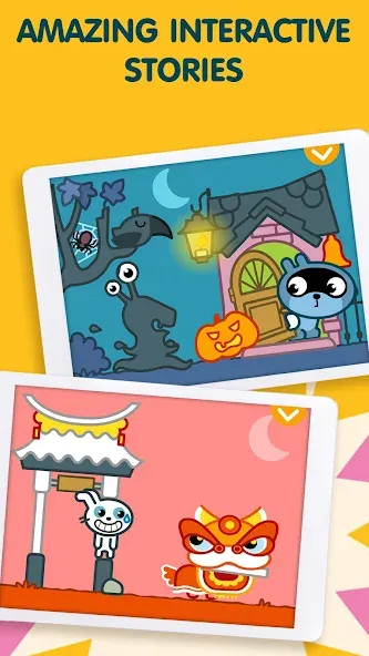 Скачать Pango Kids: Fun Learning Games мод — Открыты все обучающие игры — скриншот 3