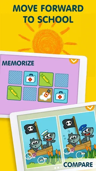 Скачать Pango Kids: Fun Learning Games мод — Открыты все обучающие игры — скриншот 5