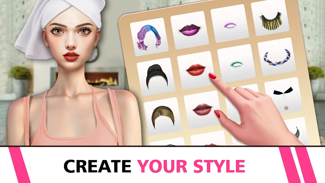 Doll Dress Up:Makeover Girls — последняя версия с модом (Безлимитные монеты и все наряды) — скриншот 1 Doll Dress Up:Makeover Girls — последняя версия с модом (Безлимитные монеты и все наряды) — скриншот 1